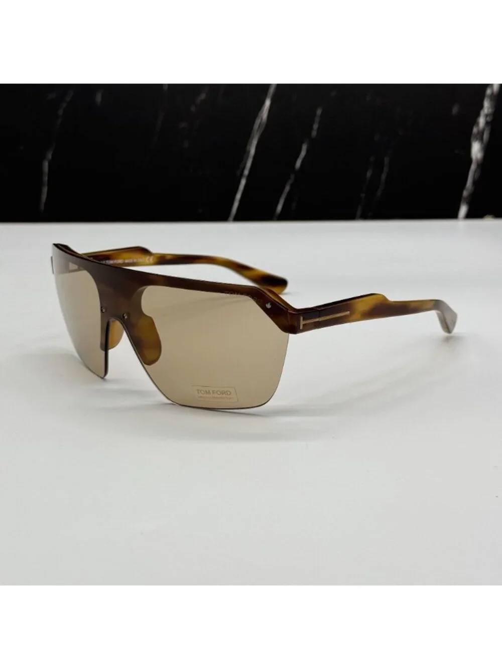NEW TOM FORD RAZOR TF797 55E HAVANA/BROWN UNISEX SHIELD SUNGLASSES FT0797